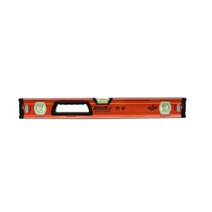 212 MAIN 24 in. 3-Vial Aluminum Non-Magnetic Box Level, Orange, Rubber-Coated Measuring Tool for Precision Measurements