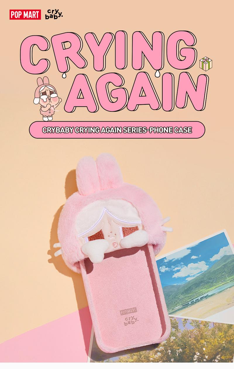 [Spanish] – POP MART CRYBABY Crying Again Series – Funda para iPhone 16 Pro Max