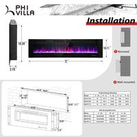 72F(3.19"D x 72"W x 18.1"H)