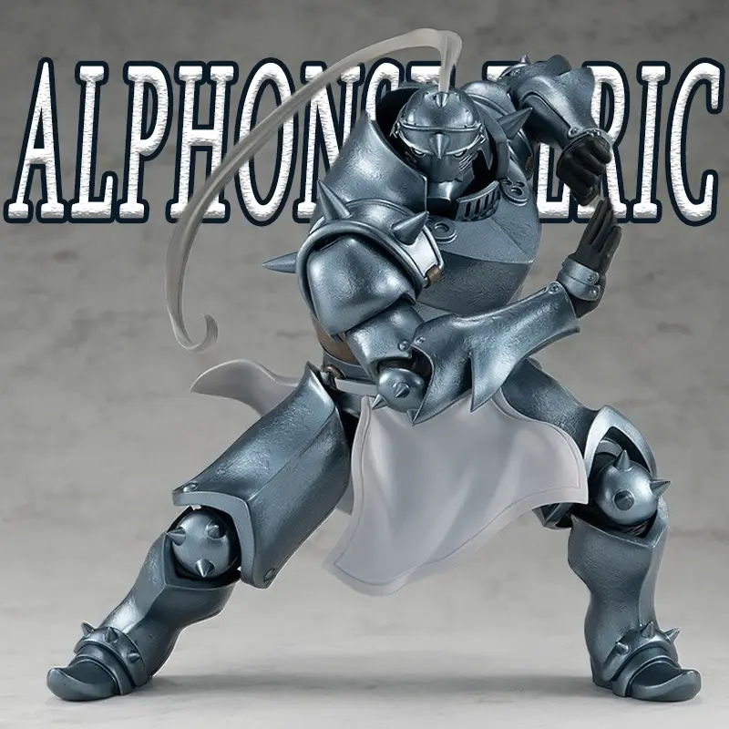 Fullmetal Alchemist Alphonse Elric Anime Movable Action Figurines Garage Kit Mechanical Arm Boy&Armor Knight Toy Collect Gifts