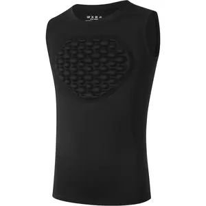 Baseball Chest Protector Padded Compression Shirt Heart Sternum Guard Football Baseball Softball Lacrosse Goalies
