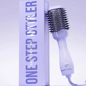ONE STEP STYLER BLOW DRYING BRUSH- PURPLE ONE STEP STYLER BLOW DRYING BRUSH- PURPLE