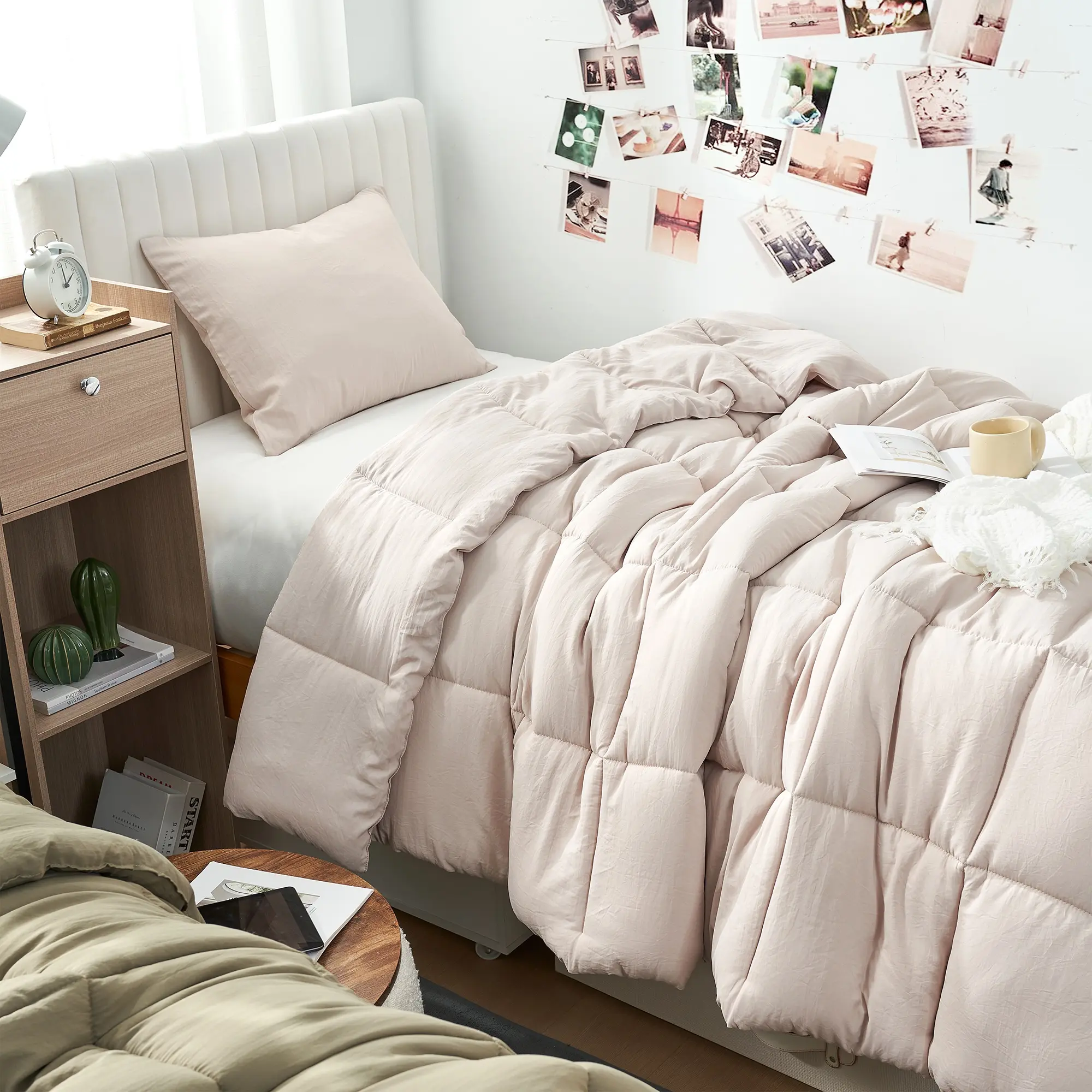 Beachfront Avenue - Coma Inducer Twin XL Cooling Comforter Set - Gray Taupe
