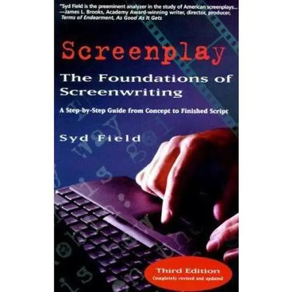 Used Script Book - Screenplay: The Foundations of Screenwriting by Syd Field, Revised and Updated Hard Cover English Literature Book
