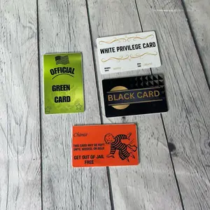 Funny Gag Plastic Cards - Perfect for a Party or Two