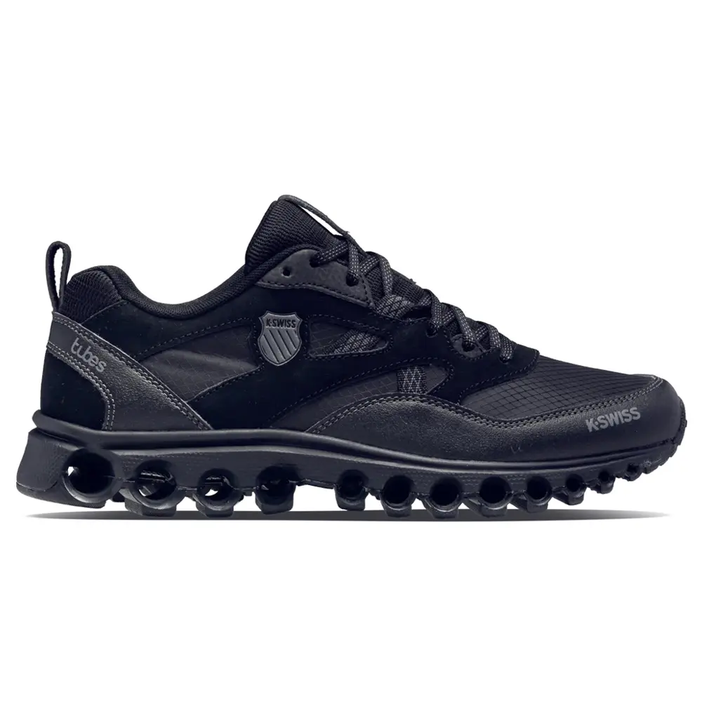K-Swiss Mens Tubes Trail 200 Hiking Training Sneakers Shoes - Black K-Swiss Mens Tubes Trail 200 Hiking Training Sneakers Shoes - Black
