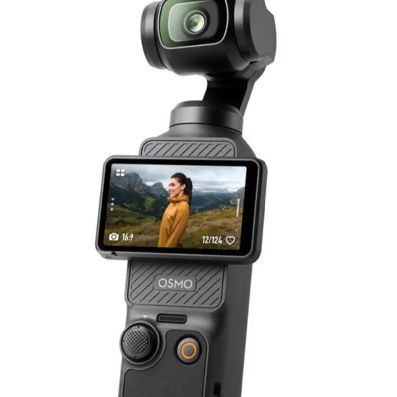 DJI Pocket 3 4K Handheld Camera: USB-C, Image Stabilization, 2" Screen