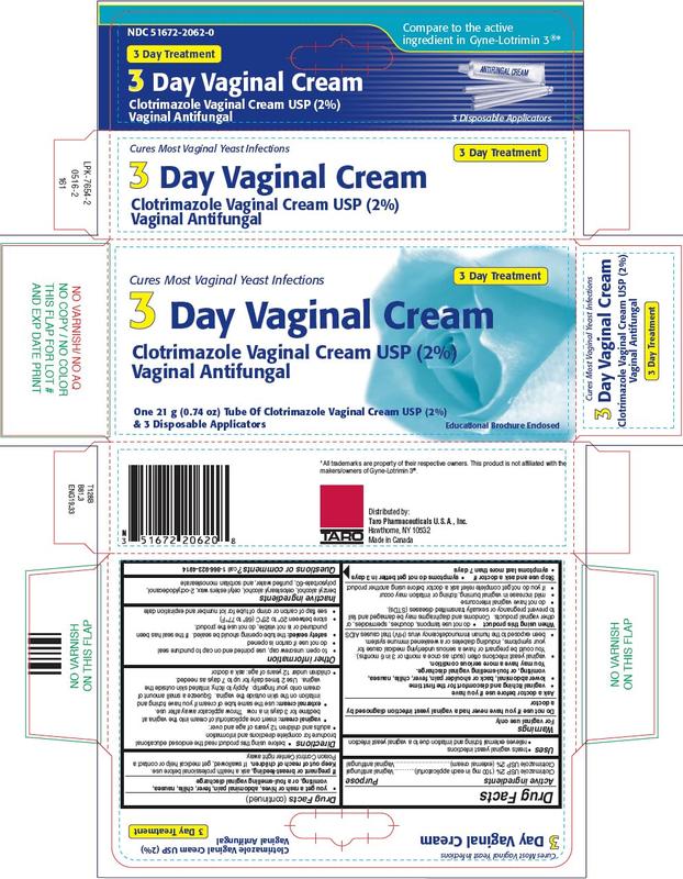 Clotrim azoole 3 Day Vaginee Cream 0.74 Oz, 3 dosages