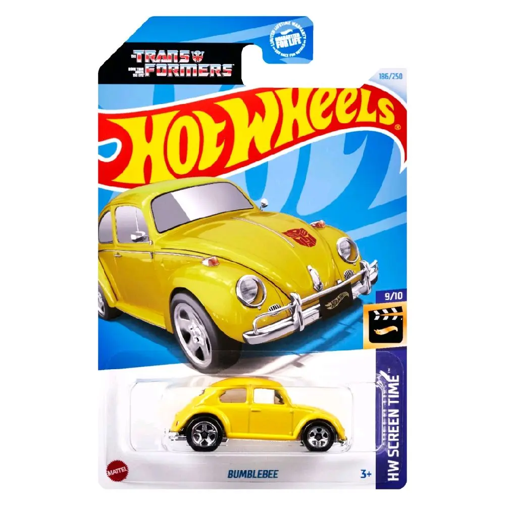 Hot Wheels Bumblebee HW Screen Time 9/10 Die-Cast Collectible Scale Model Car, Diecast Car Model for Collectors