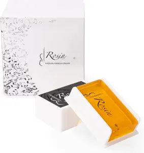 Low Dust Rosin 2-Pack for Violin, Viola and Cello with Protective Case