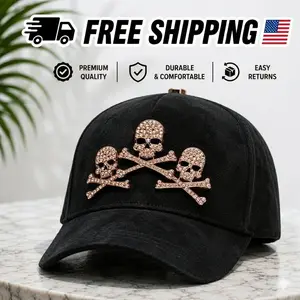 Dandy Hats Houston Navy Snapback - Premium Rhinestone, 3D Embellishments, Bedazzled Streetwear Hat for Men, Rhinestone Hats, 3D Embellishments Hats