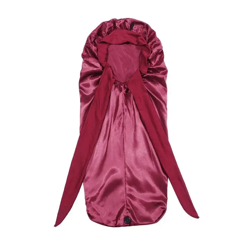 【1 Pc Long Satin Braid Bonnet】Long bonnet for braids, 2026 New Trendy Sleeping Bonnet, Suitable for Medium to Large Cap Sizes