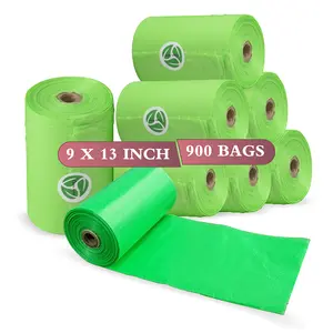 Dog Poop Bags – 900 Count | Leak-Proof, Eco-Friendly, Easy Tear-Off | 9x13 Inch Waste Bags for All Dog Sizes