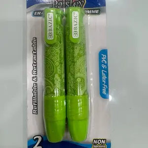 BAZIC Paisley Retractable Stick Erasers (2/Pack