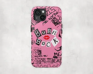 The Burn Book  Mean Girls Inspired Y2K Style Tough Phone Cases