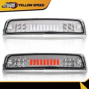 [3D LED BAR] Clear Lens 3rd Third Brake Light Cargo Lamp Fit For 09-17 Dodge Ram