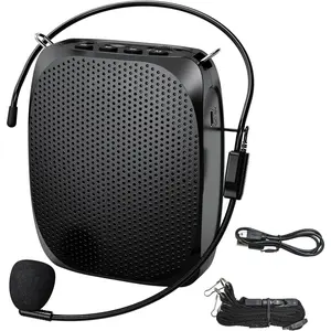 Portable Voice Amplifier Personal Microphone Headset for Speaking Rechargeable Mini Pa System for Teachers Tour Guides Coaches Classroom Singing Yoga Fitness Instructors