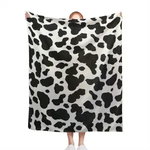 Fluffy Surprise Blankets, Mystery Cow Pattern Blanket In Tiktok Shop Air-Conditioned Room Accessory-40*50