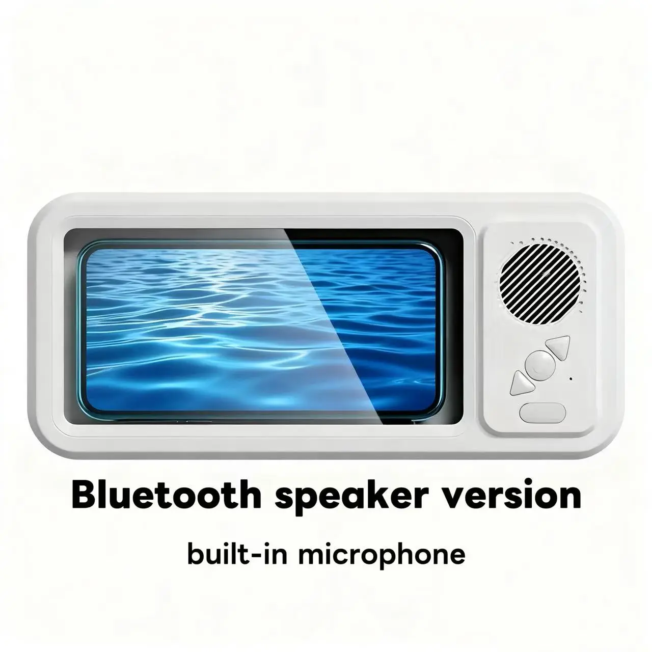 Waterproof box speaker-White