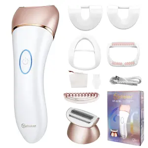 2 in 1 Electric Epilator for Hair Removal, Women's Shaver  Razor,Rechargeable Body Hair Trimmer, Bikini Trimmer for Arm Leg & Armpit,Hair Removal Device,Wet & Dry Use