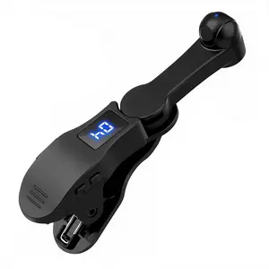 Black Plastic Adjustable Digital Mobile Automatic Clicker Clip Accessory - Cable-Compatible Cellphone Screen Clicker for Video Live Streaming