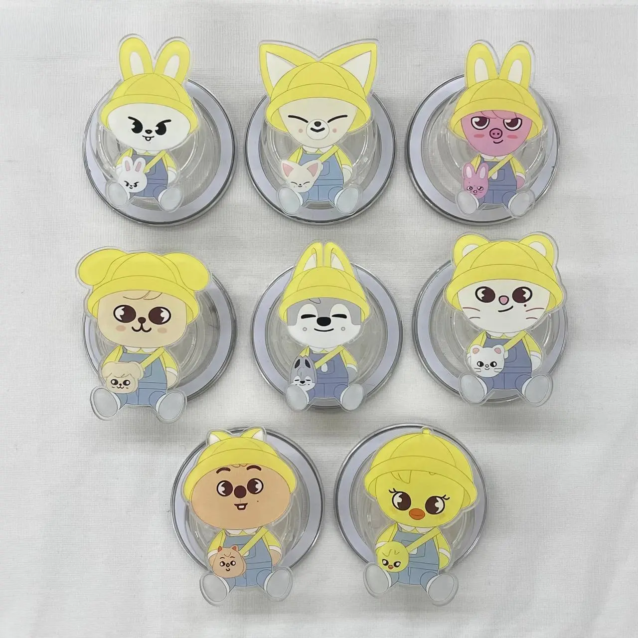 Kpop Inspired Chibi KinderGarden MagSafe Phone Grip - Snap Magnetic Grip Stand - Cute Idol Fan Gift