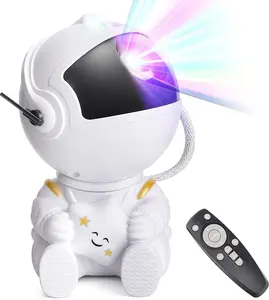 StellarBeam Galaxy Projector Nebula & Astronaut Modes - Remote Control Night Light for Bedroom, Kids Room Decor, Party & Ceiling Ambiance, Black