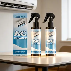 2-Piece Air Conditioner Cleaner (120ml*2), Gently Cleans Dust, Removes Stains, Eliminates Odors, Cleans Air Conditioner Indoor Units And Filters, Compatible With Multiple Models