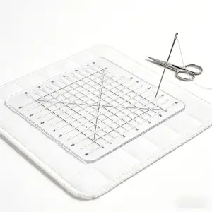 1pcs Quilt Making Ruler 1/2 Inch Scale Sewing Cutting Tool, Precision Measuring Guide for Patchwork & Crafting Projects