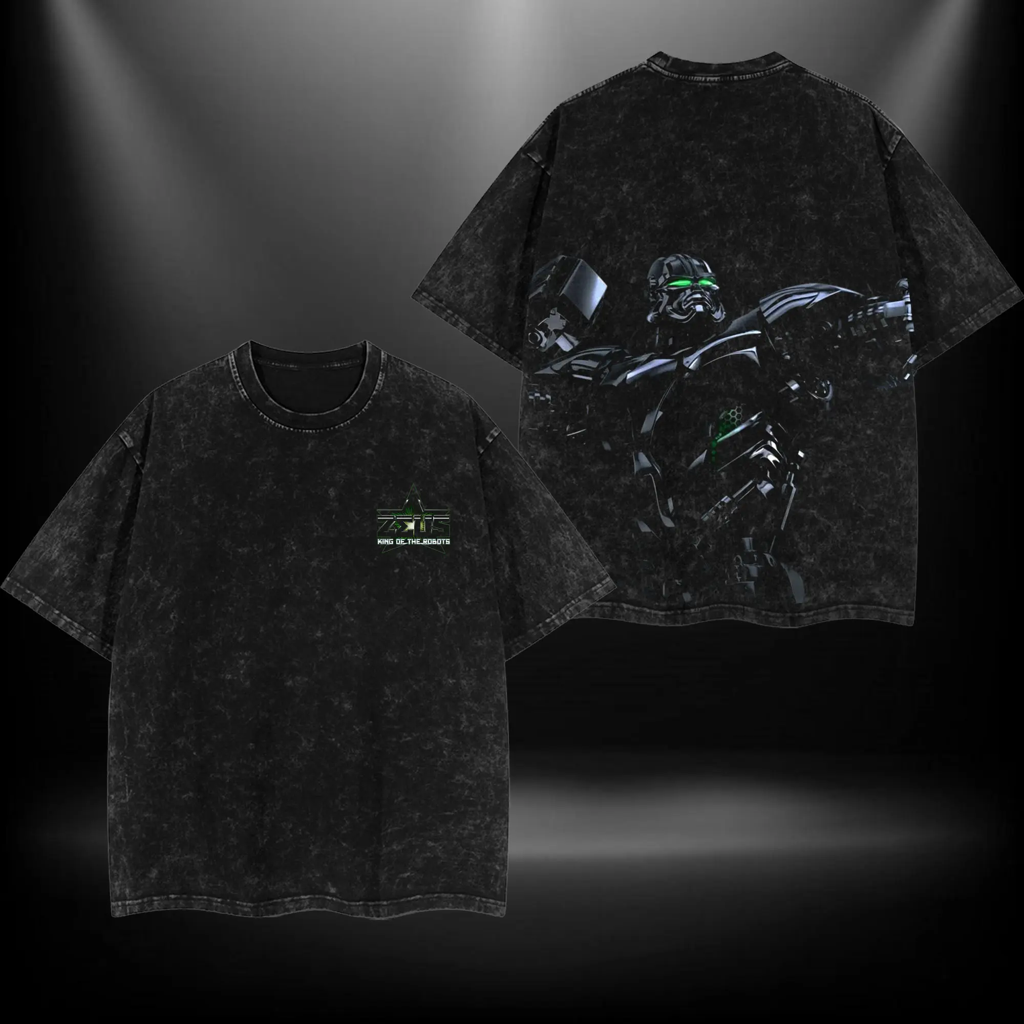 Zeus - Real Steel Menswear Gift for movie fans Top Apparel Classic Oversized Seamless Simple Straight Man designer shirts Men's Regular Fit Floral Print Tee Heavyweight Cotton T-Shirts Clothes Love