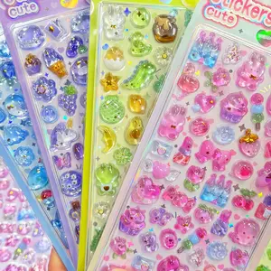 Handmade Reward Puzzle Journal Gouka Sticker Art, Creative DIY Craft Book for Kids & Adults, Educational Fun Activity Notebook