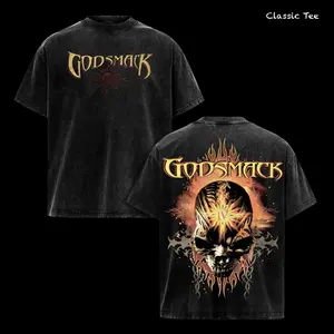 Godsmack IV Vintage Washed Shirt – Heavy Metal Rock Band Oversized Graphic T Shirt, Retro Skull Artwork Streetwear Tee, Heavyweight Soft Cotton Unisex Top, Casual Men Women Wear, Gift for Godsmack Fans & Hard Rock Lovers