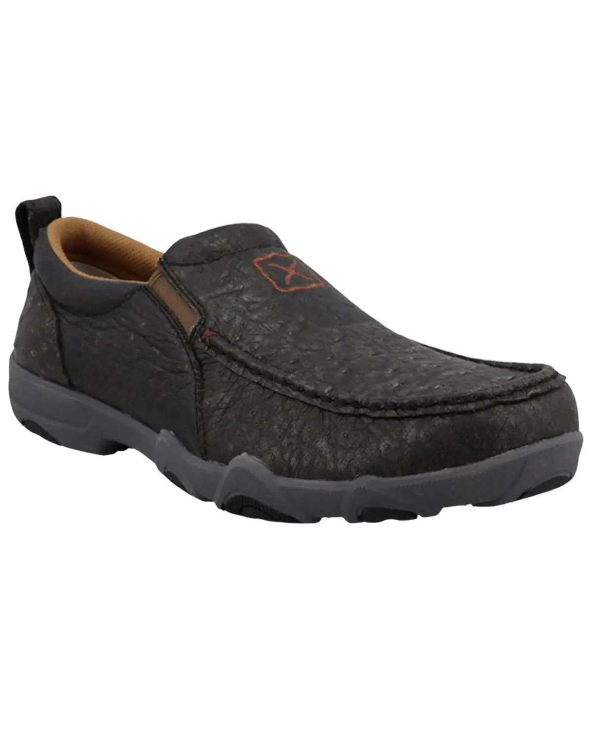 Twisted X Men's Men'S Exotic Ostrich Slip-On Ultralite X&Trade; Driving - Mdmu007