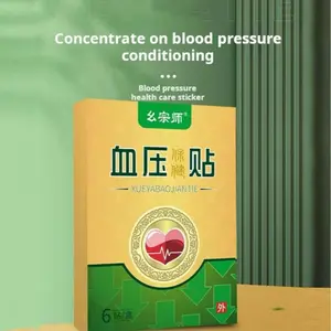 Herbal Blood Pressure Patch, Suitable for Those With High Blood Pressure, High Work Pressure and Old Age. It Can Effectively Relax. Unisex Acupoint Patch.