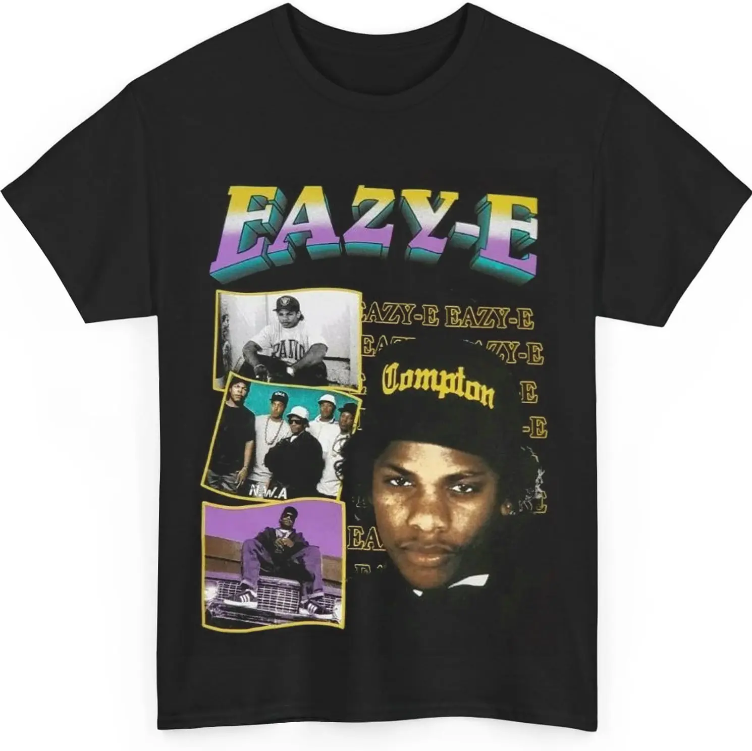 Straight Outta Compton Eazy-E N.W.A Vintage Tee HY6737