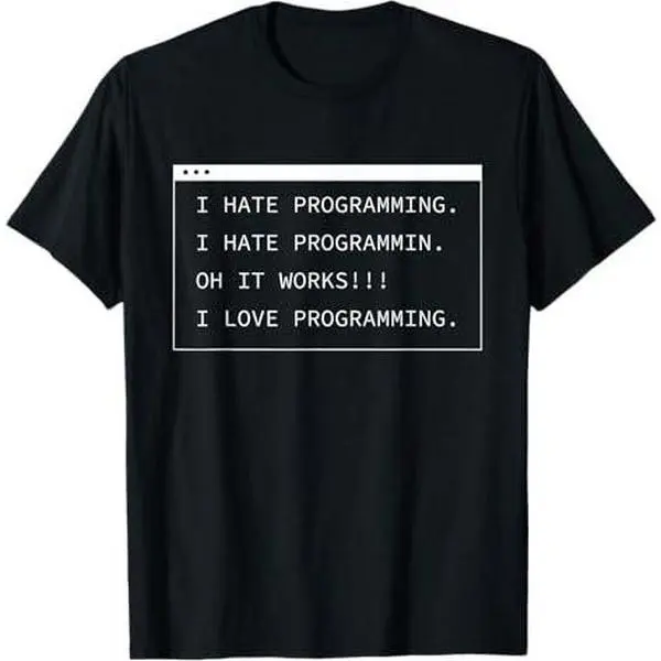 I Love Hate Programming - Computer PC Coding Nerd Geek Gift T-Shirt
