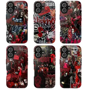 6 Styles Slipknot Cute Tough Case Heavy Metal Gift For Fan Phone Accessories Phone Case for iPhone Samsung Galaxy Google Pixel