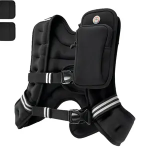 Weighted Vest for Men Women, 12LB Weight Vest with Reflective Strips, Strength Training Running for Running, Training Workout, Jogging, Walking