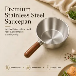 Stainless Steel Small Pot, Mini Capacity for One Person, Lazy Noodle Soup Pot, Portable Cooking Utensil, Ideal for Dorms & Apartments
