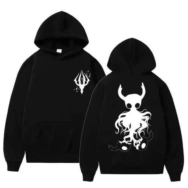 Casual Gothic Theme Game Style Graphic Hoodie Unisex Long Sleeve Pullover Sweatshirt Comfortable Daily Apparel