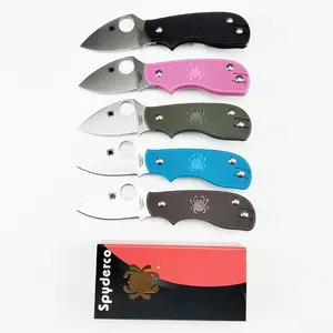 SP C154 folding knife, available in various colors, with a non-slip handle, is an excellent gift for outdoor enthusiasts and those who appreciate practical yet stylish tools,edc.