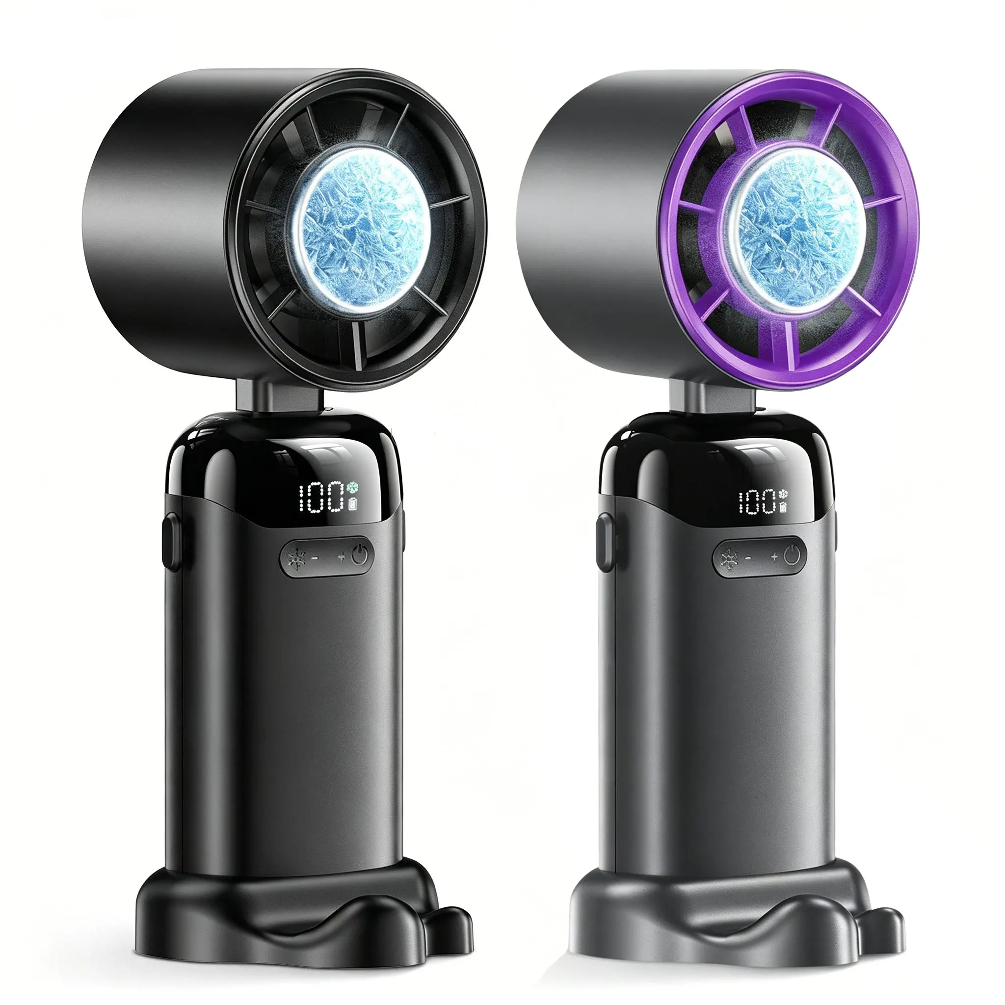【Father's Day gift】Portable fan Handheld High Speed Fan 199 Fan Levels Foldable for Summer,Travel Vacation Essentials& Outdoor Activities cool fan,Capable of ice-making and refrigeration.