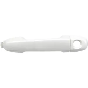 Front Left Drive Side Exterior Door Handle (White) Compatible with Toyota Camry 2012-2017 - Without Smart Entry System