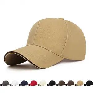 2 Pack Classic Blank Baseball Caps for Men & Women, Adjustable Plain Dad Hats with Curved Brim, Everyday Sun Cap