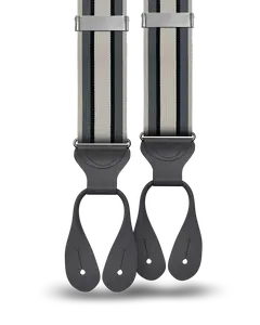 Greystone Stripe Suspenders