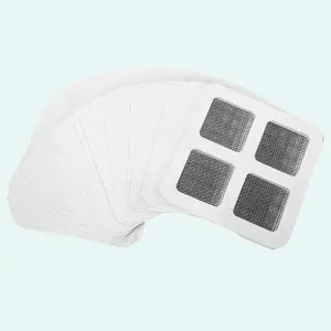 25Pack 3.94×3.94in Disposable Floor Drain Sticker Shower Drain Hair Catcher Drain Mesh Strainer for Sink Bathtub Laundry Room Bathroom