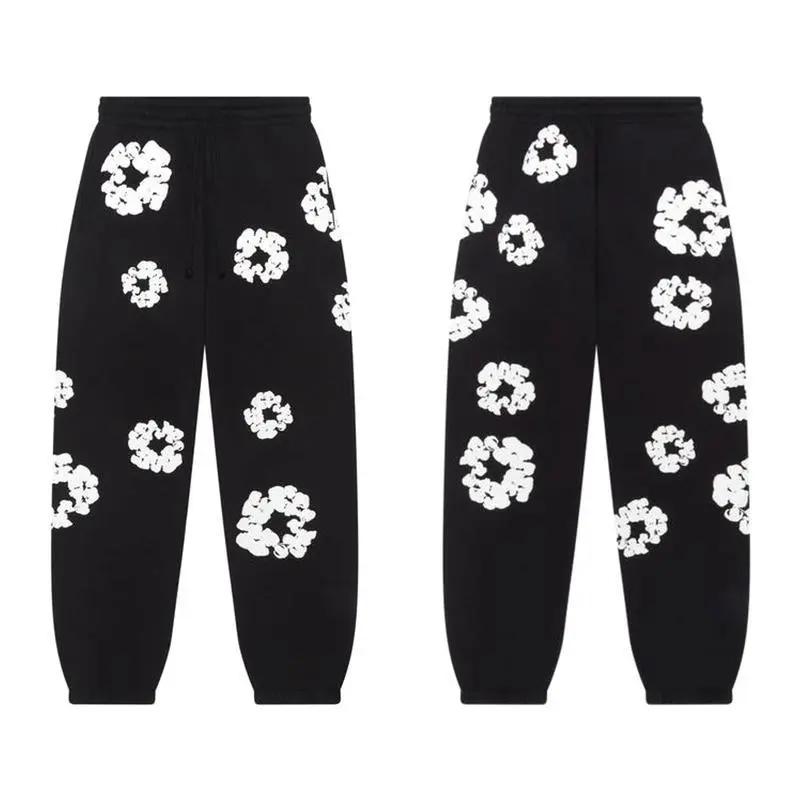 Trendy Hot D-Denim T-Tears Black White Floral Unisex Baggy Streetwear Pullover Hoodie and Sweatpants with Pockets 2 Sides, Couple Matching Streetwear Long Sleeve Hooded Sweatshirt Trendy Hot D-Denim T-Tears Black White Floral Unisex Baggy Streetwear Pullover Hoodie and Sweatpants with Pockets 2 Sides, Couple Matching Streetwear Long Sleeve Hooded Sweatshirt