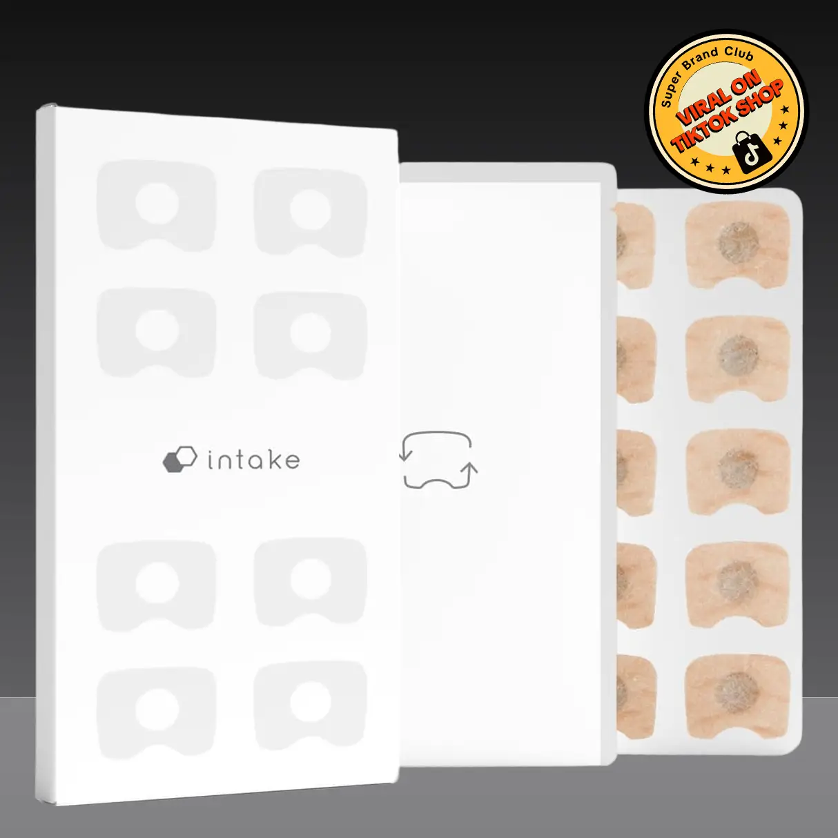 Intake Breathing Refill Tabs ONLY (30 Count) – Boost Oxygen Intake, Improve Sleep Quality & Snoring Solution - Sweat Resistant, Skin Safe Nasal Strips