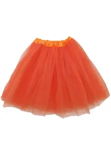 Orange Plus Size Adult Tutu Skirt - Women's Plus Size 3- Layer Basic Ballet Costume Dance Tutus