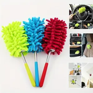 Car Cleaning Brush, Retractable Car Dust Brush, Multifunctional Car Cleaning Tool, Car Interior Cleaning Brush, Car Detailing Brush, Car Accessories